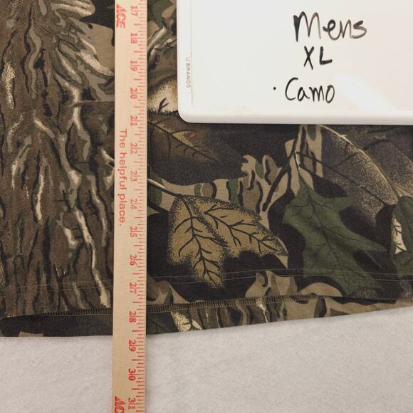 Two Can Casual V Neck Short Sleeve T-Shirt Adult Mens Size Extra Large XL Camo - Picture 8 of 9
